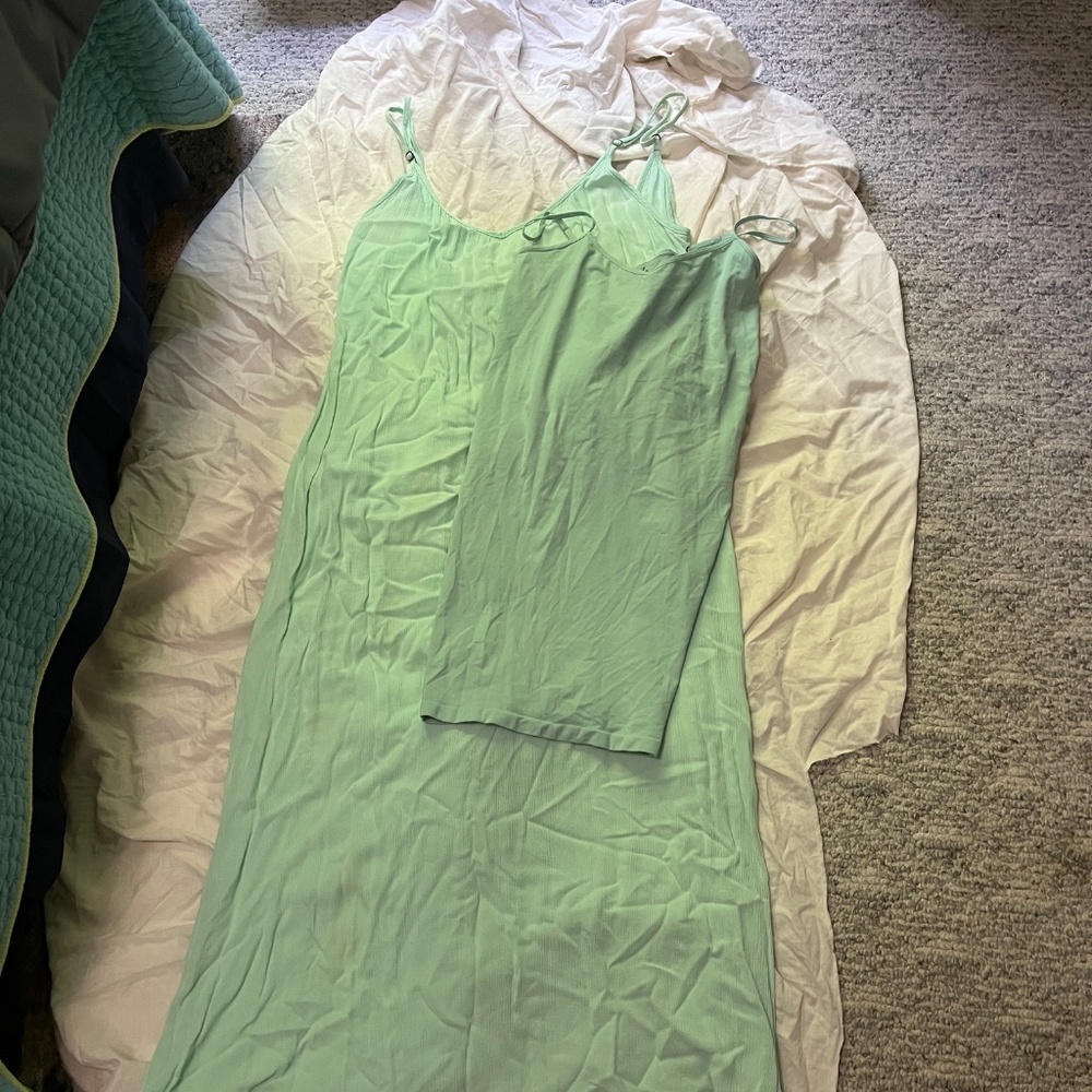 Free People Gauze Maxi Dress with Matching Slip